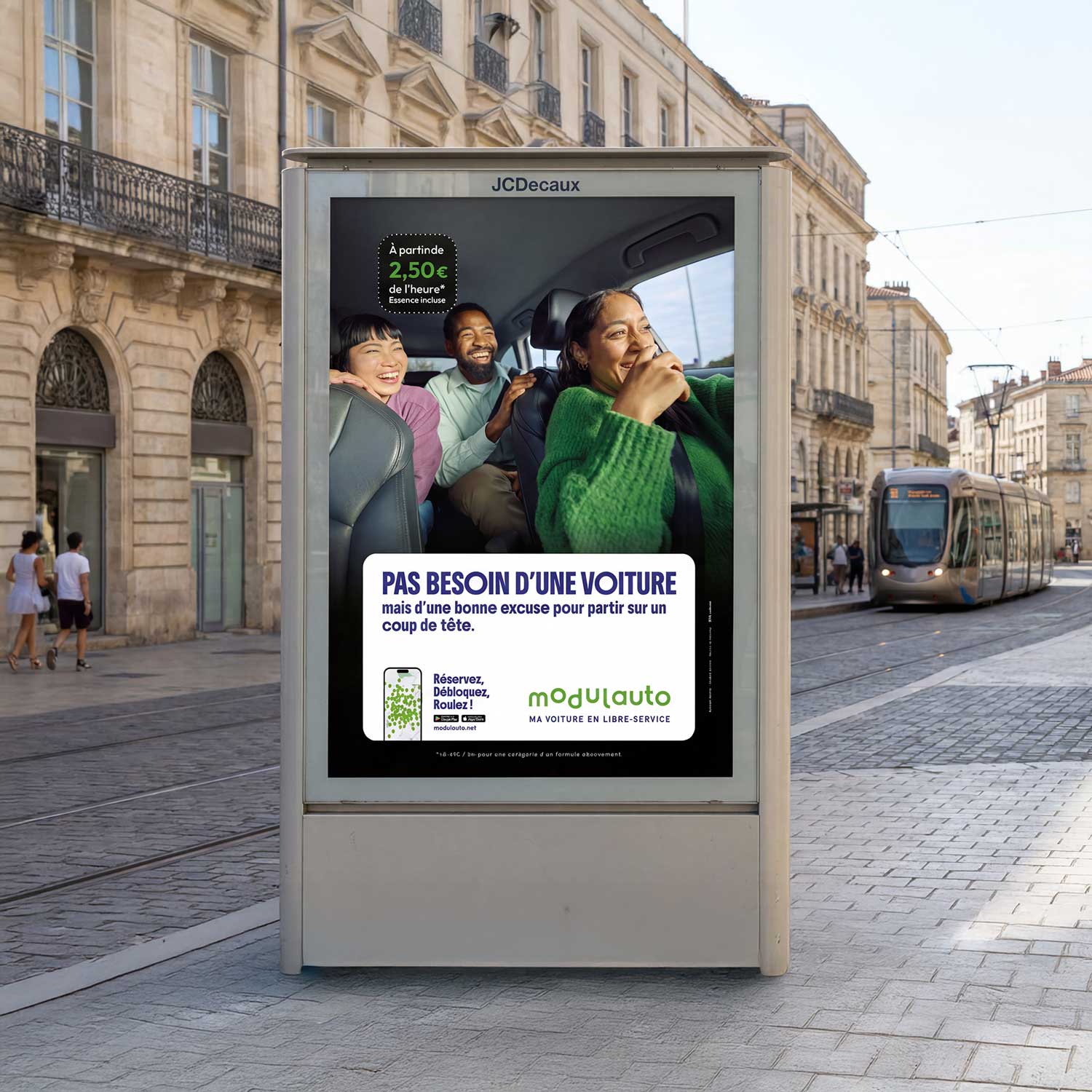 Une affiche de la campagne 